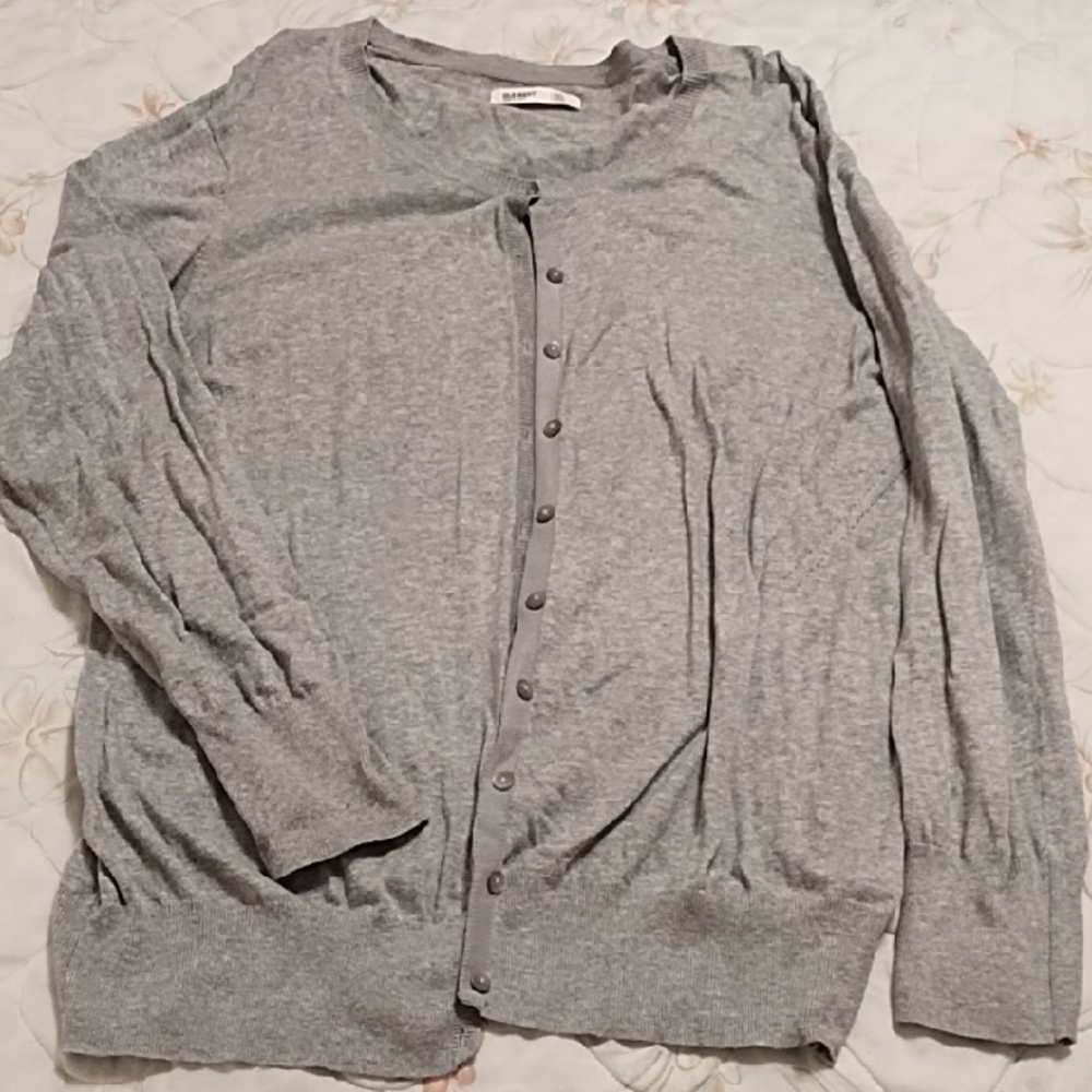 Old Navy Women's Heather Gray Cardigan